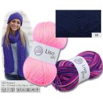 Pelote de laine � tricoter - grundl - 760 - 19 lisa - bleu marine - 50 g - id�ale pour vos projets cr�atifs ...