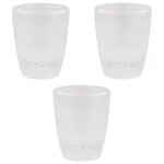 Gt garden - lot de 3 pots pour orchid�es avec r�serve deau - orchidea transparent 2 litres