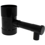 Gt market - r�cup�rateur deau de pluie noir pour goutti�re 100 mm