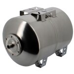 Gt market - r�servoir pression � vessie horizontal en inox - 100 litres