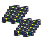 Gtphoto appareil photo compact realishot flash 27 poses - lot de 20