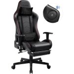 Chaise gaming - gtplayer - gtplayer - repose - pieds inclinable - haut - parleurs bluetooth int�gr�s ...