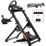 Support volant sim racing compatible logitech g920 g29 avec support levier de vitesse et gobelet r�glable ...