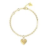 Guess bracelet or pour femme - falling in love heart bracelet 198629