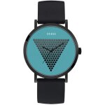 Montre - guess - w1161g6 - noir - turquoise - 44 mm - �tanche 30 atm - sport