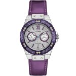 Montre - guess - limelight w0775l6 - acier inoxydable - cuir - quartz