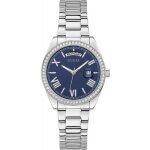 Montre - guess - luna gw0307l1 - quartz - argent� - cadran bleu - 36 mm