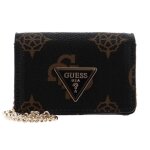 Guess sac � �paule bandouli�re brun fonc� brun clair pour femme - meridian micro mini mocha logo 241435 ...