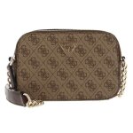 Sac � �paule bandouli�re - guess - noelle - marron beige - 100% polyur�thane - 195x13x7 cm