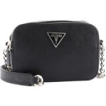 Sac � �paule bandouli�re - guess - noelle crossbody camera - noir - 100% polyur�thane - compact