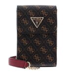 Guess noelle flap chit chat phone bag brown [230471] - sac t�l�phone portable sac a main
