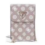 Guess sac t�l�phone portable vieux rose blanc pour femme - noelle girlfriend smartphone bag rosewood ...