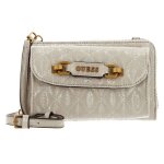 Porte - monnaie - guess - aveta mini crossbody - beige - chic - 12 compartiments cartes