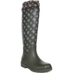 Guess reisa botte de pluie imprime logo pour femme en olive (olive 36)
