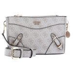 Guess sac � �paule bandouli�re beige pour femme - didi mini double compartment top zip dove logo 214438 ...