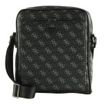 Guess sac � �paule bandouli�re noir gris pour homme milano top zip xbody with front pocket dark black ...