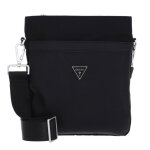 Guess sac � �paule bandouli�re noir pour homme - certosa nylon eco xbody bag 230412