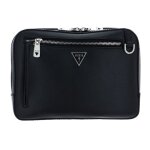 Guess sac � �paule bandouli�re noir pour homme - certosa smart crossbody 225029