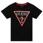 Guess t - shirt guess jklk nero l73i55k8hm0 nero 14 anni