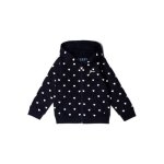 Guess sweat zipp capuche bb fille bleu