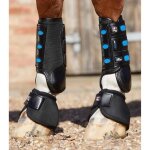 Gu�tres ant�rieurs pour cheval premier equine air cooled original eventing - black - ant�rieurs / m