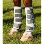 Gutres pour cheval anti - insectes et anti - mouches premier equine pro - tech - white - s