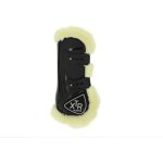 Gutres pour cheval norton xtr - noir - coque en polyurthane ventil - doublure mouton synthtique