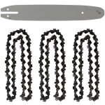 Gt garden - guide 12 pouces (30 cm) avec lot de 3 cha�nes 44 maillons pour multifonction 4 en 1 et outil ...