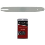 Gt market - guide 40 cm (16 pouces) + cha�ne 56 maillons - compatible tron�onneuses husqvarna
