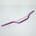 Guidon aluminium violet 22mm l800mm pour moto cross enduro 50  boite neuf