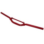 Guidon scoot replay street alu rouge l625mm avec barre de renfort (h40mm sous barre)