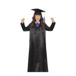 Costume - d�guisement de dipl�m� - bleu et noir - inclus chapeau et tunique - mixte 14 - 16 ans