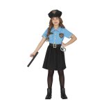 D�guisement - jupe de police bleue - fille 3 - 4 ans - comprend chapeau et ceinture - int�rieur
