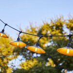 Guirlande ext�rieure - lumisky - vinty light connectable - 10 ampoules led filament e27 - blanc chaud ...