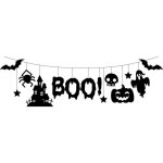 Guirlande halloween - ptit clown - 22933 - feutrine - 300 x 24 cm - noir Guirlande halloween - ptit clown - 22933 - feutrine - 300 x 24 cm - noir
