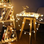 Guirlande lumineuse blanc chaud led 100 boule 10m décoration extérieure / intérieure eclairage pour chambre ... Guirlande lumineuse blanc chaud led 100 boule 10m décoration extérieure / intérieure eclairage pour chambre ...