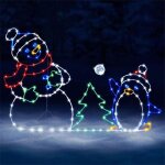 Guirlande lumineuse boule de neige anime lumire de nol pour dcoration intrieure et extrieure