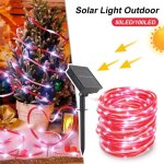 Guirlande lumineuse extrieur solaire10m 100 led guirlande guinguette extrieure etanche dcoration lumire ...