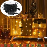 Guirlande lumineuse led ext�rieur jardin ip44 etanche lzq - 500 led lumi�re chaude - 8 modes d�clairage ...