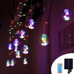 Guirlande lumineuse led - qingque - 108 ampoules - solaire - multicolore - extérieur Guirlande lumineuse led - qingque - 108 ampoules - solaire - multicolore - extérieur
