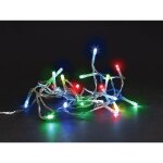 Guirlande lumineuse led - velleman - meissa - 2m - 20 led - multicolore - c�ble transparent