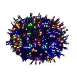 Guirlande lumineuse rideau multicolore naizy 50m 500 led 8 mode ip44 tanche nol mariage fte
