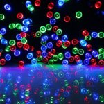 Guirlande lumineuse solaire 300led 30m multicolore - tempsa - energie solaire - ip44