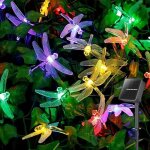 Guirlande lumineuse - solaire - jardin ext�rieur - 30 led - �tanche ip65 - couleur jaune chaud