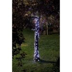 Guirlande solaire dext�rieur smardtv - luciole 100 leds blanc froid - 11. 9m - m�tal