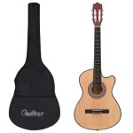 Guitare acoustique - mothinessto - ly4292 - bois clair - 6 cordes - pack complet pour débutants Guitare acoustique - mothinessto - ly4292 - bois clair - 6 cordes - pack complet pour débutants
