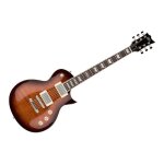 Guitare lectrique - esp - ec256fm - dbsb - acajou - palissandre - micros esp lh - 15n / b