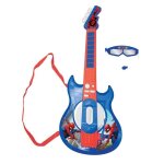 Guitare lectronique lumineuse avec lunettes quipes dun micro - spiderman