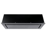 Gurari gch e 217 bl 90 prime + filtre � charbon hotte aspirante 90 cm en noir 1000m� / h + filtre � charbon ...