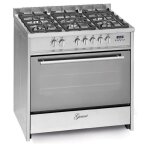 Cuisini�re �lectrique � gaz - gurari - gch e 911 - acier inoxydable - 90 cm - four xxl 121 l